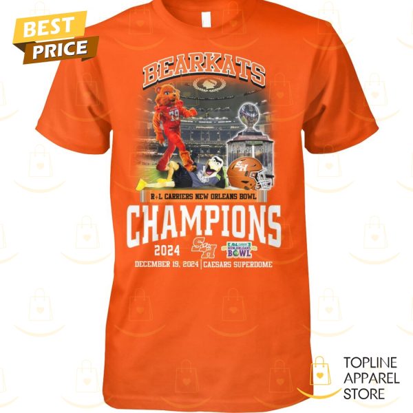 Sam Houston Bearkats Football Champions R L Carriers New Orleans Bowl Unisex T-Shirt