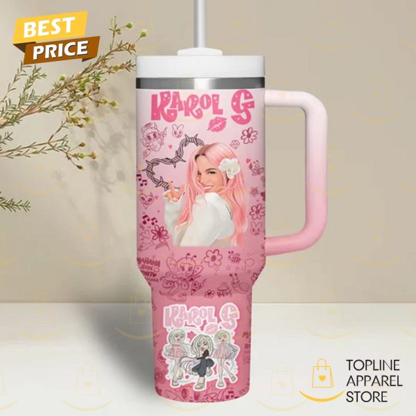 Karol G Bratz Tumbler With Handle And Straw