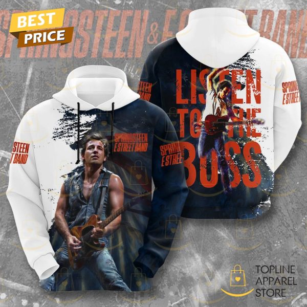 Springsteen E Street Band Listen To The Boss Hoodie