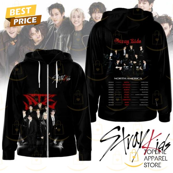 Stray Kids North America World Tour Zip Hoodie