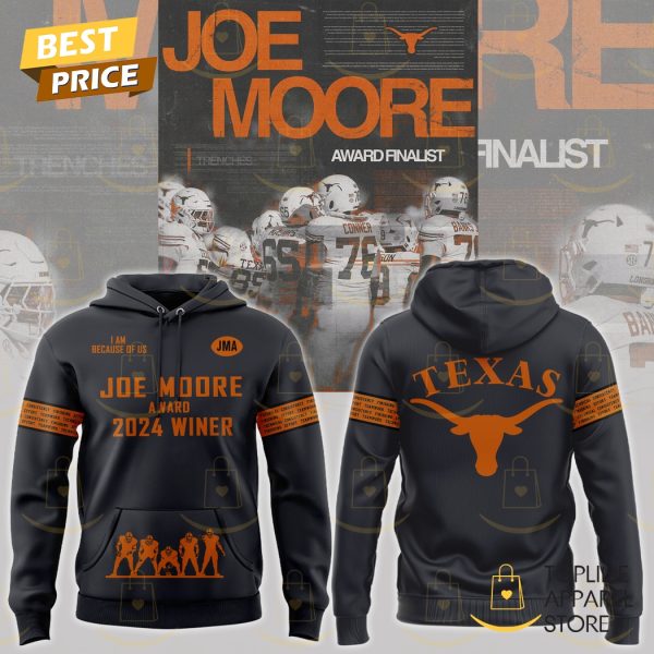 Joe Moore Award 2024 Winer Texas Longhorns Hoodie