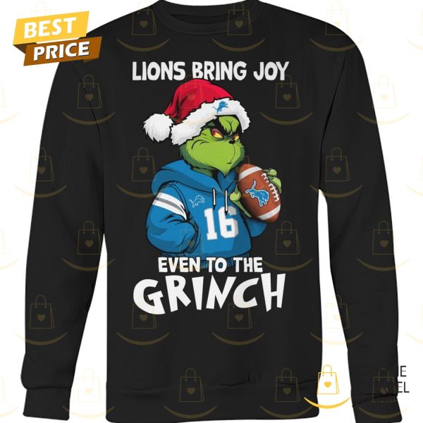 Detroit Lions Bring Joy Even To The Grinch Unisex T-Shirt