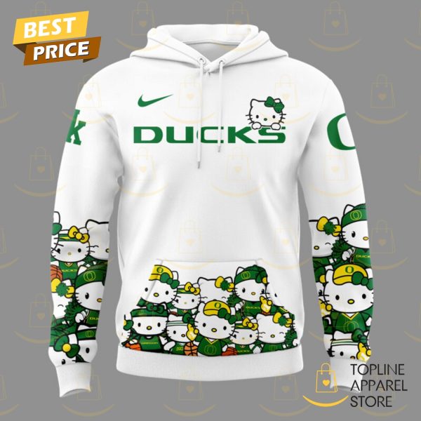 Oregon Ducks Women Basketball x Hello Kitty Hoodie