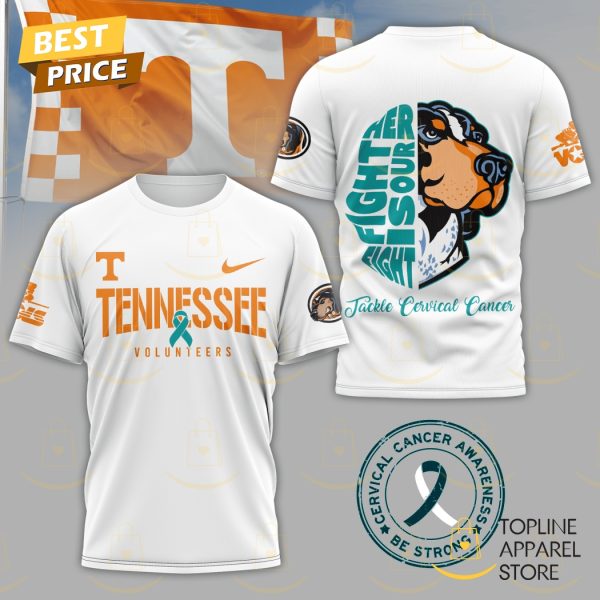 Tennessee Volunteers x Tackle Cervical Cancer 3D T-Shirt