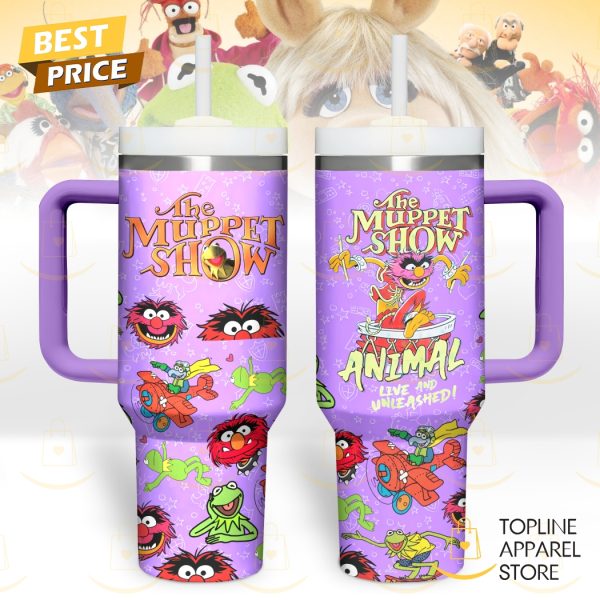 The Muppets Show – Animal Live And Unleashed Tumbler With Handle And Straw