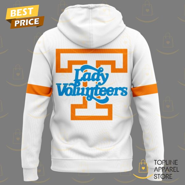 Lady Tennessee Volunteers Women Basketball Hoodie – White