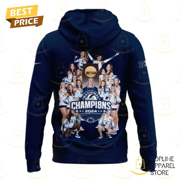 2024 National Champions Penn State Nittany Lions Volleyball Hoodie – Blue