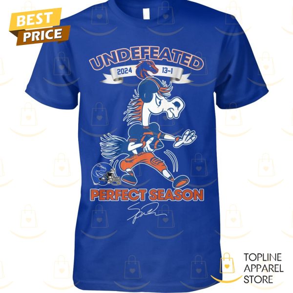 Undefeated 2024 Boise State Broncos Perfect Season Signature Unisex T-Shirt