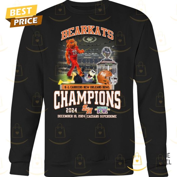 Sam Houston Bearkats Football Champions R L Carriers New Orleans Bowl Unisex T-Shirt