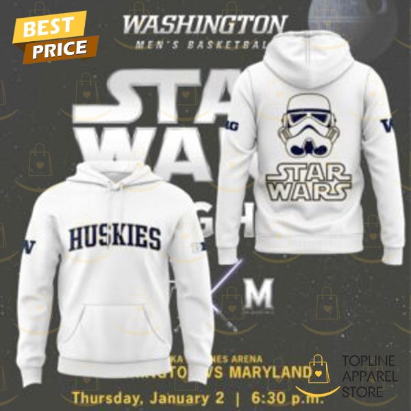 Washington Huskies Men Basketball x Star Wars Hoodie