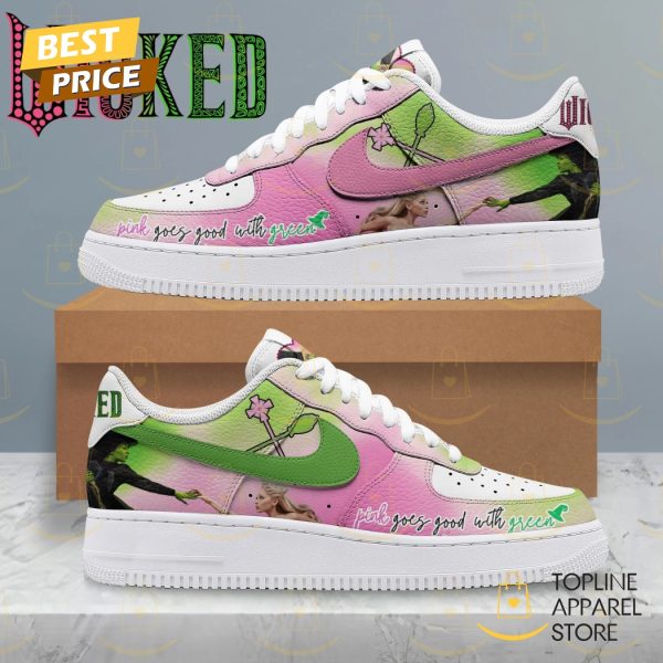 Wicked Pink Goes Good With Green Air Force 1