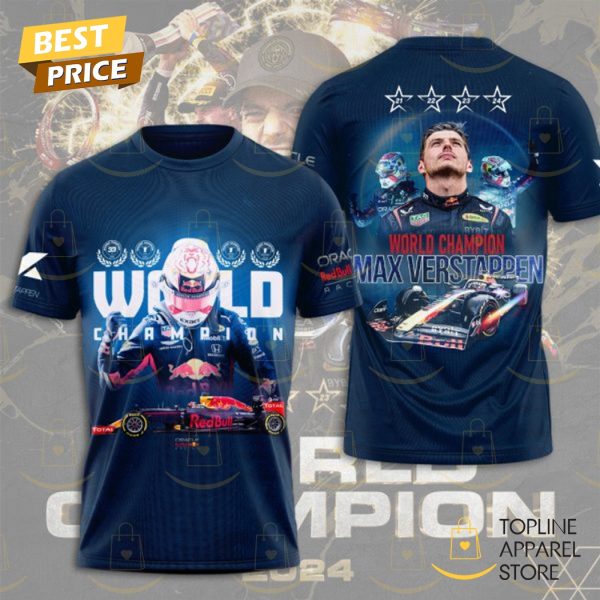 World Champion Max Verstappen 3D T-Shirt