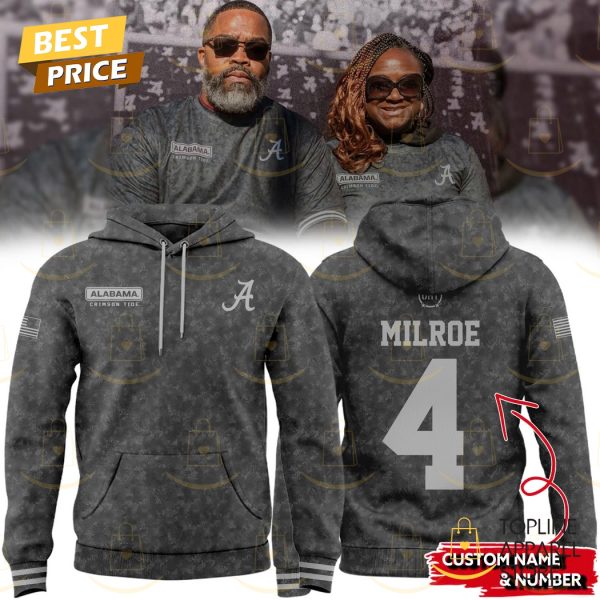 Personalized Honors Military Personnel Alabama Crimson Tide Football Hoodie