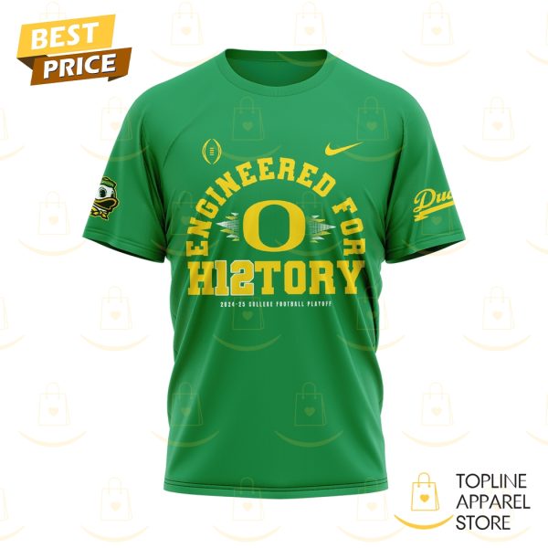 Oregon Ducks Playoff 24-25 Win The Day 3D T-Shirt