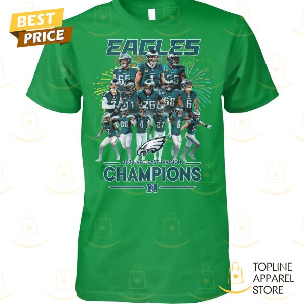 NFC East Division Champions Philadelphia Eagles 2024 Unisex T-Shirt