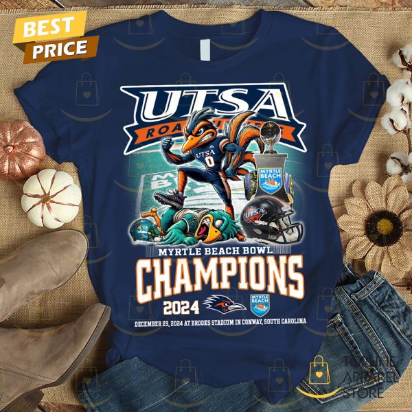 Utsa Roadrunners Myrtle Beach Bowl Champions 2024 Unisex T-Shirt