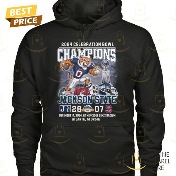 2024 Celebration Bowl Champions Jackson State Tigers Unisex T-Shirt