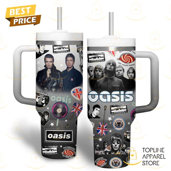 Oasis – Slip Inside The Eye Of Your Mind Tumbler With Handle And Straw