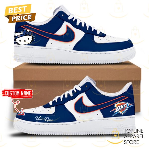 Personalized Oklahoma City Thunder x Hello Kitty Air Force 1