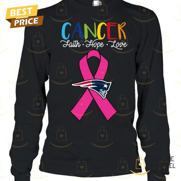 New England Patriots Cancer Faith – Hope – Love Unisex T-Shirt