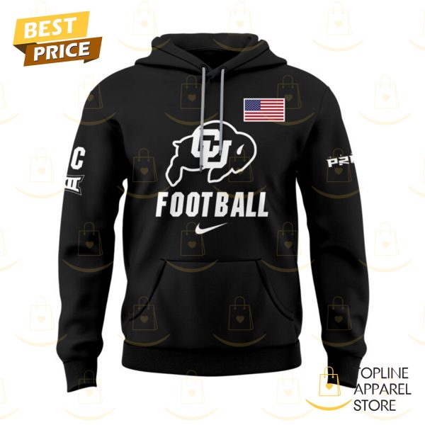 Coach Prime Wearing Colorado Buffaloes Football Hoodie