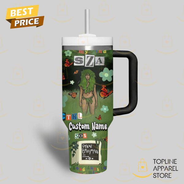 Personalized SZA Lana Tumbler With Handle And Straw