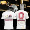 2024-25 CFP National Championa Ohio State Buckeyes 3D T-Shirt – Black