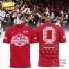 2024-25 CFP National Champions Ohio State Buckeyes 3D T-Shirt – Black