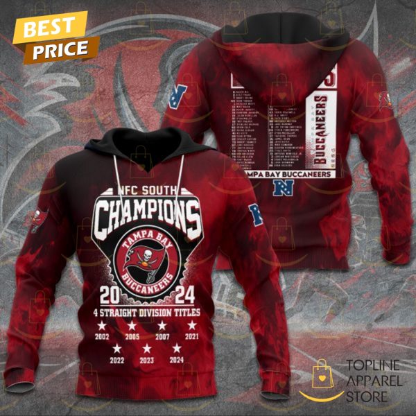 2024 AFC North Champs Tampa Bay Buccaneers Hoodie