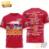 2024-2025 College Football Playoff Cotton Bowl Champions Ohio State Buckeyes 3D T-Shirt