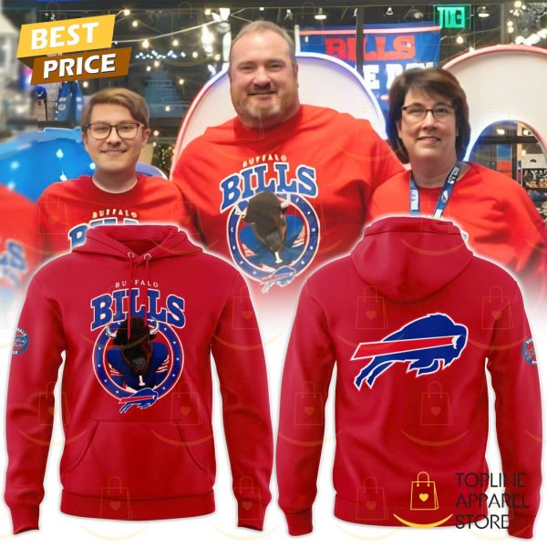 2025 Buffalo Bills Football Design Hoodie – Red