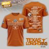 2024-2025 College Football Playoff Cotton Bowl Champions Texas Longhorns 3D T-Shirt