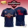 2025 Gator Bowl Gameday Ole Miss Rebels 3D T-Shirt