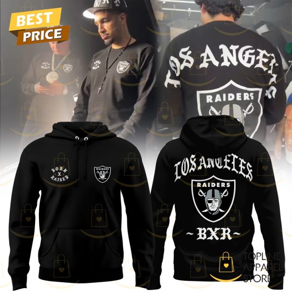 2025 Las Vegas Raiders Logo Design Hoodie – Black