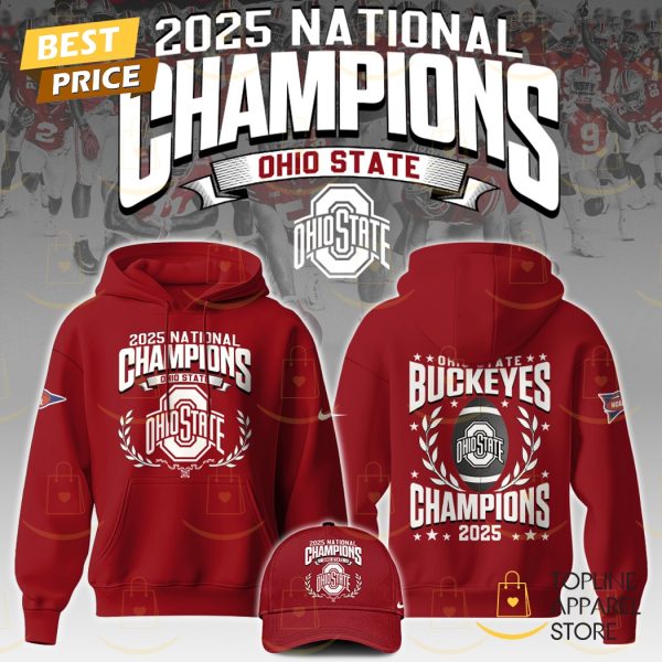 2025 National Champions Ohio State Buckeyes Hoodie