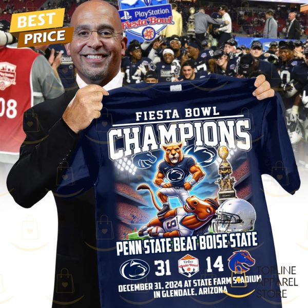 2024 Fiesta Bowl Champions Penn State Nittany Lions Beat Boise State Unisex T-Shirt