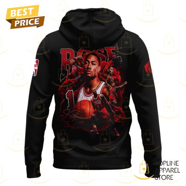 1.4.25 Derrick Rose Chicago Bulls Signature Hoodie