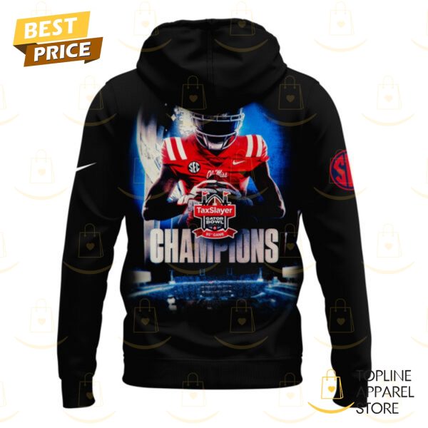 Ole Miss Rebels 80th Taxslayer Gator Bowl Champions 2025 Hoodie