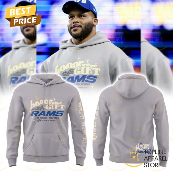 Los Angeles Rams Honor The Gifts Hoodie – Grey