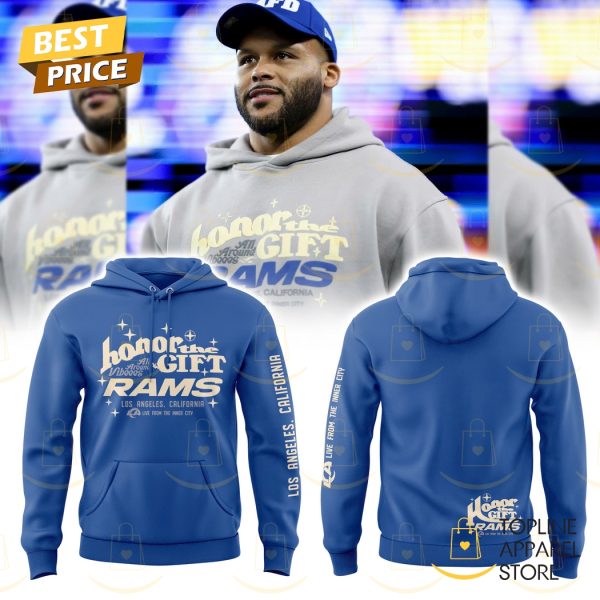 Los Angeles Rams Honor The Gifts Hoodie – Blue