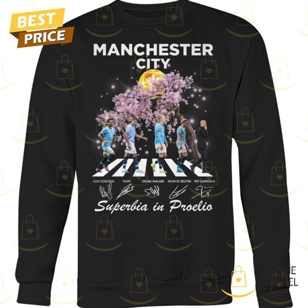 Manchester City Superbia In Proelio Signature Unisex T-Shirt