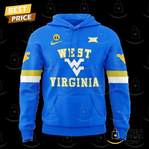 West Virginia Mountaineers Men Basketball Jerry West 44 Hoodie