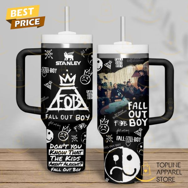 Fall Out Boy – The Kids Arent Alright Tumbler With Handle And Straw