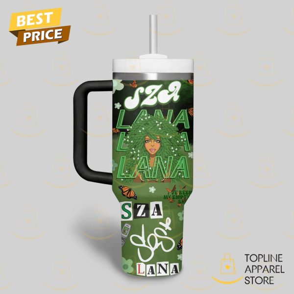 Personalized SZA Lana Tumbler With Handle And Straw