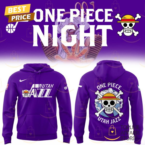 Utah Jazz x One Piece Nigh Design Hoodie