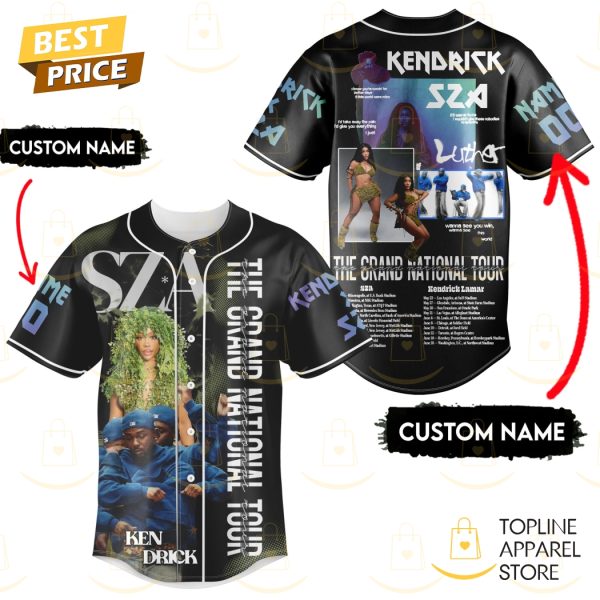 Personalized SZA X Kendrick Lamar The Grand National Baseball Jersey