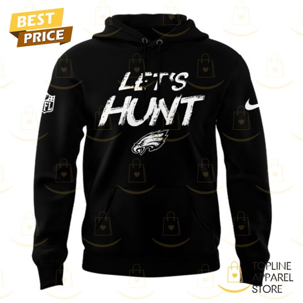 Lets Hunt Philadelphia Eagles Football Hoodie – Black