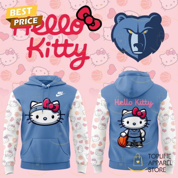 Memphis Grizzlies Basketball x Hello Kitty Logo Hoodie