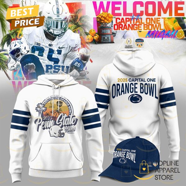 2025 Capital One Orange Bowl Champs Penn State Nittany Lions Football Hoodie