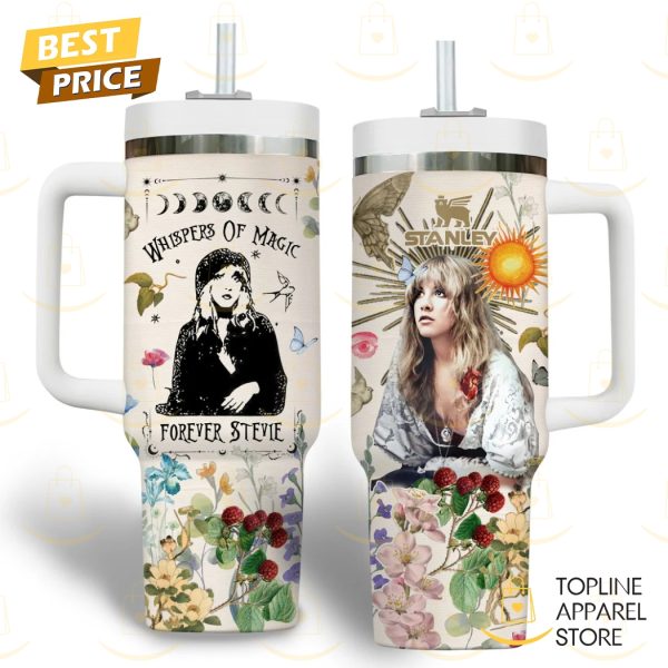 Whispers Of Magic Forever Stevie Nicks Tumbler With Handle And Straw